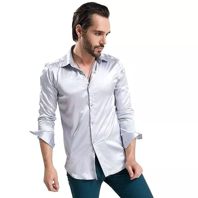 Bolan Satin Silk Shirt For Men