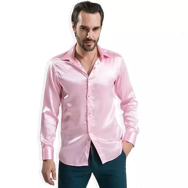 Bolan Satin Silk Shirt For Men