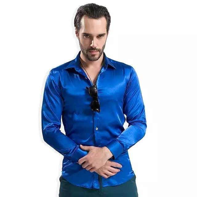 Bolan Satin Silk Shirt For Men