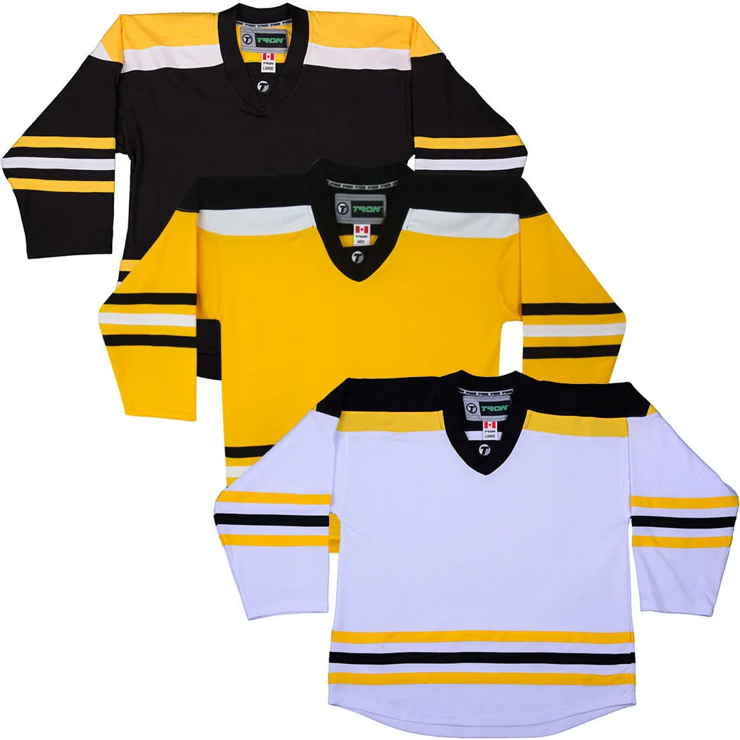 Boston Bruins Hockey Jersey - TronX DJ300 Replica Gamewear