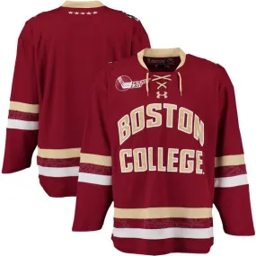 Boston College Eagles Under Armour Maroon Replica Hockey Jersey