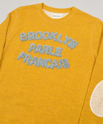 Brooklyn Parle Francais Sweater Mustard