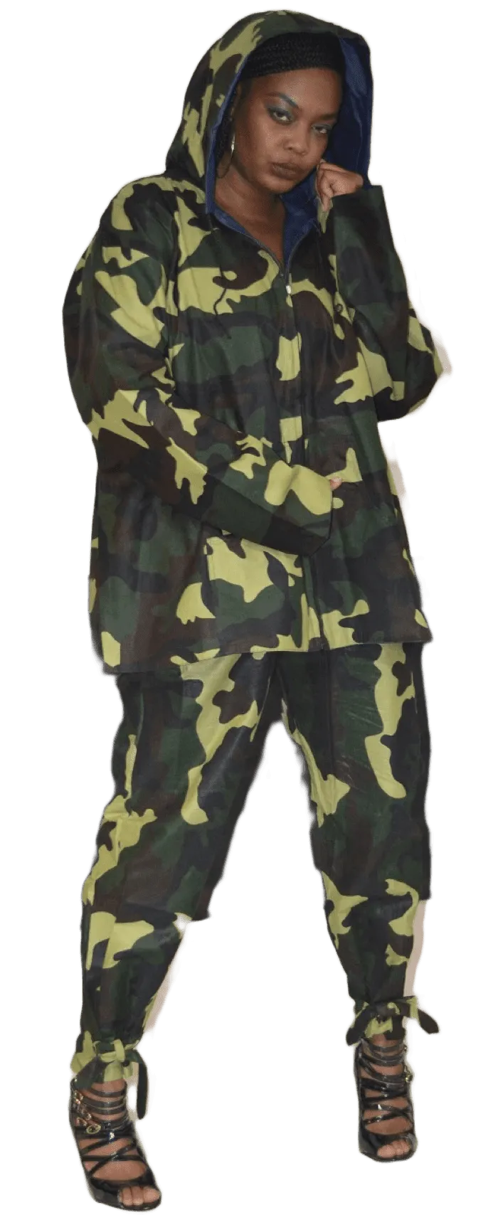 Camouflage Ankle Tie Pant