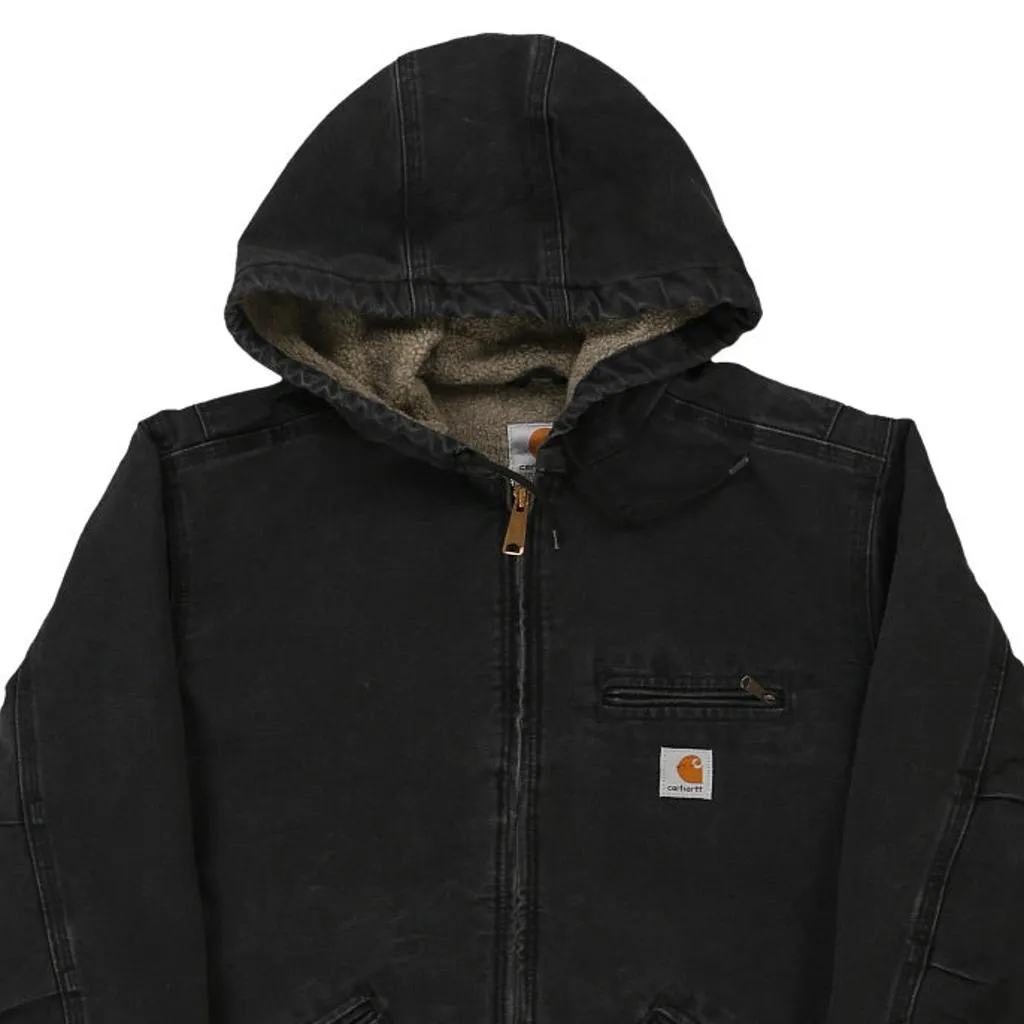 Carhartt Jacket - Large Black Cotton Blend