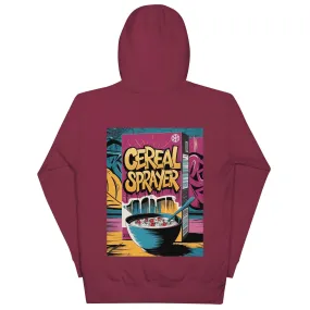 Cereal Sprayer Graffiti Hoodie | Maroon