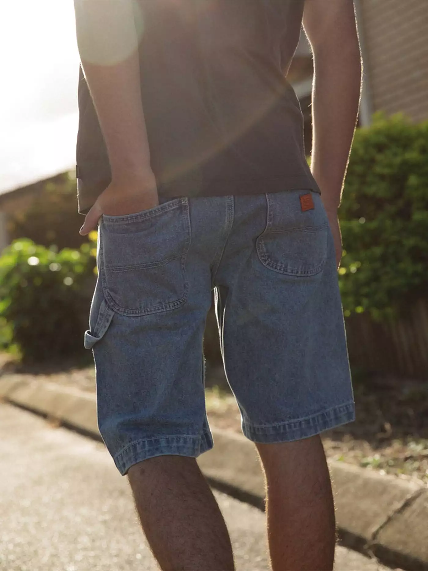 Chainmail Denim Shorts