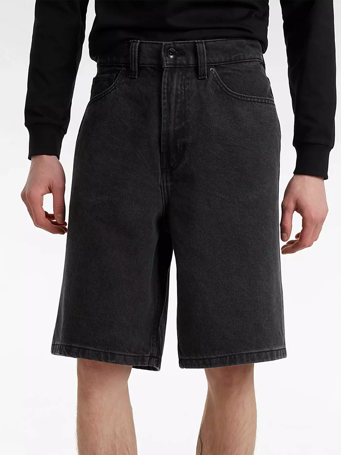 Check-5 Baggy Denim Shorts