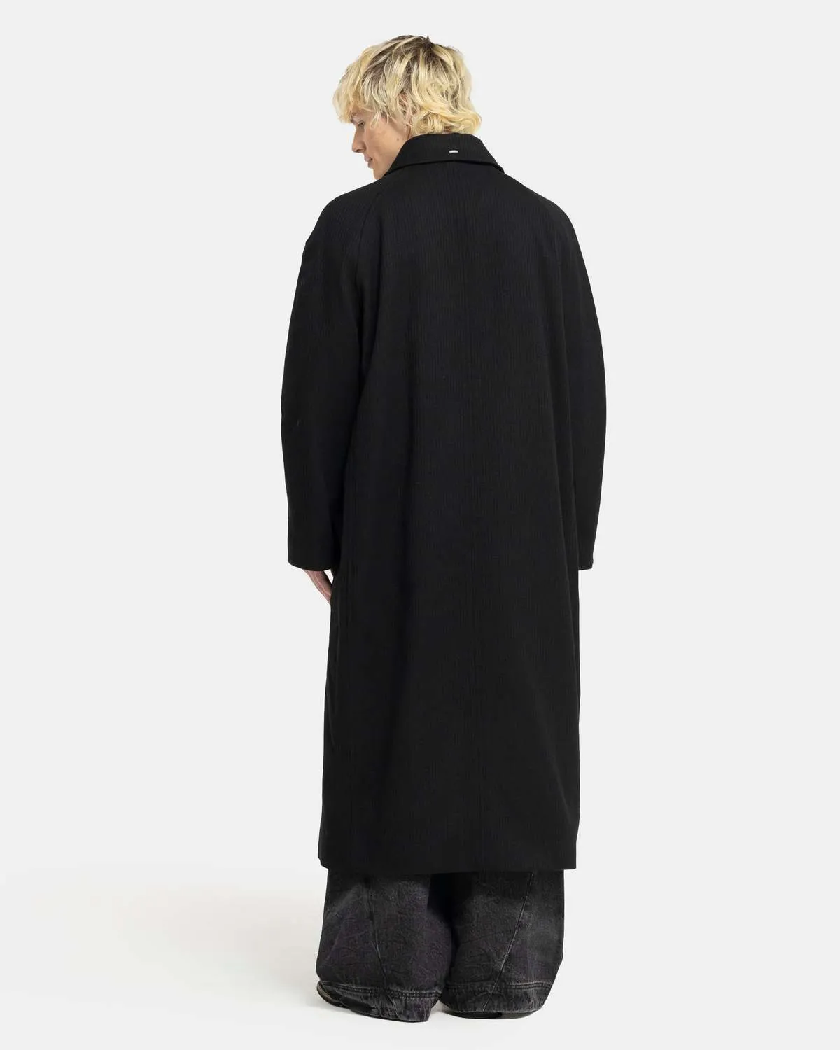 Collapse Car Coat - Black