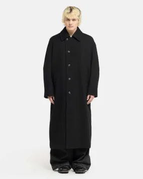 Collapse Car Coat - Black