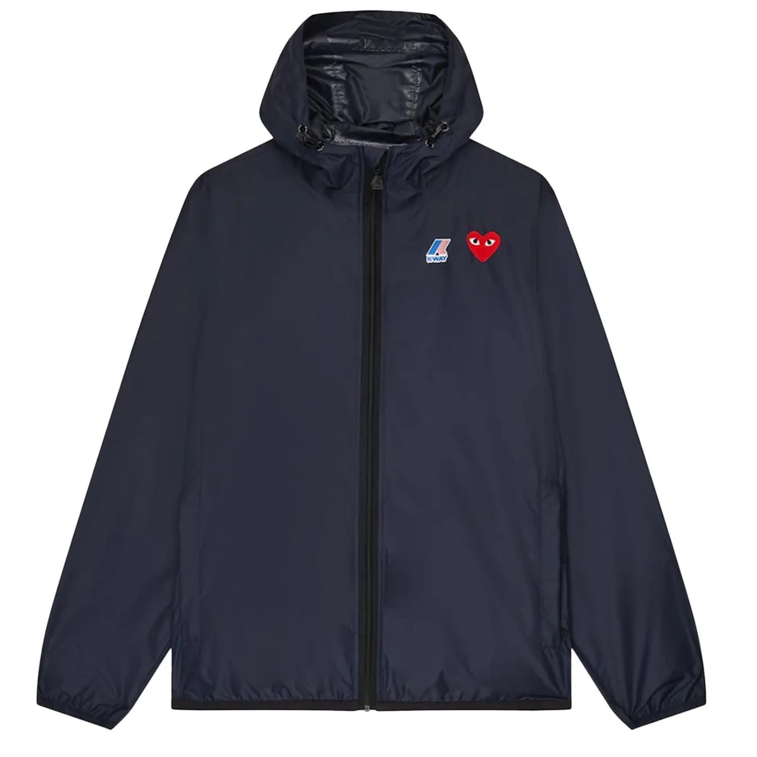 Comme Des Garcon K-Way Hoodie Full Zip 'Navy'