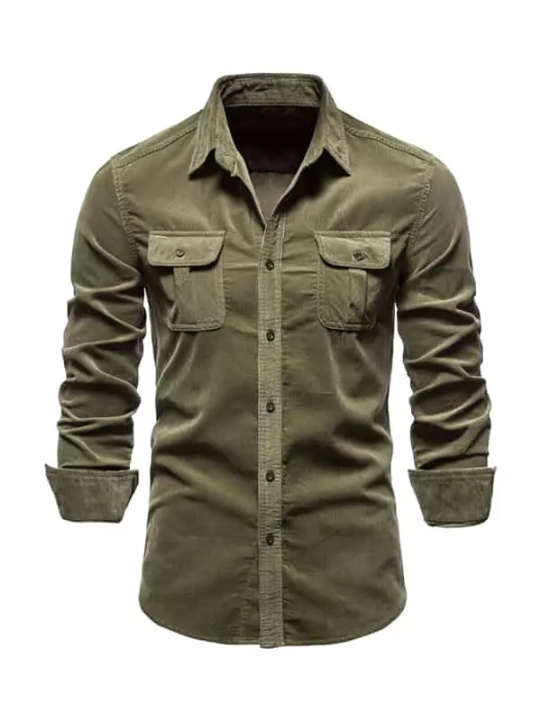 Corduroy Slim Fit Shirt