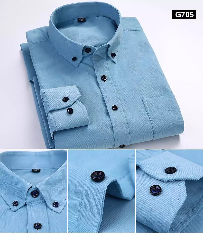 Cozy-Up Men Corduroy Shirts