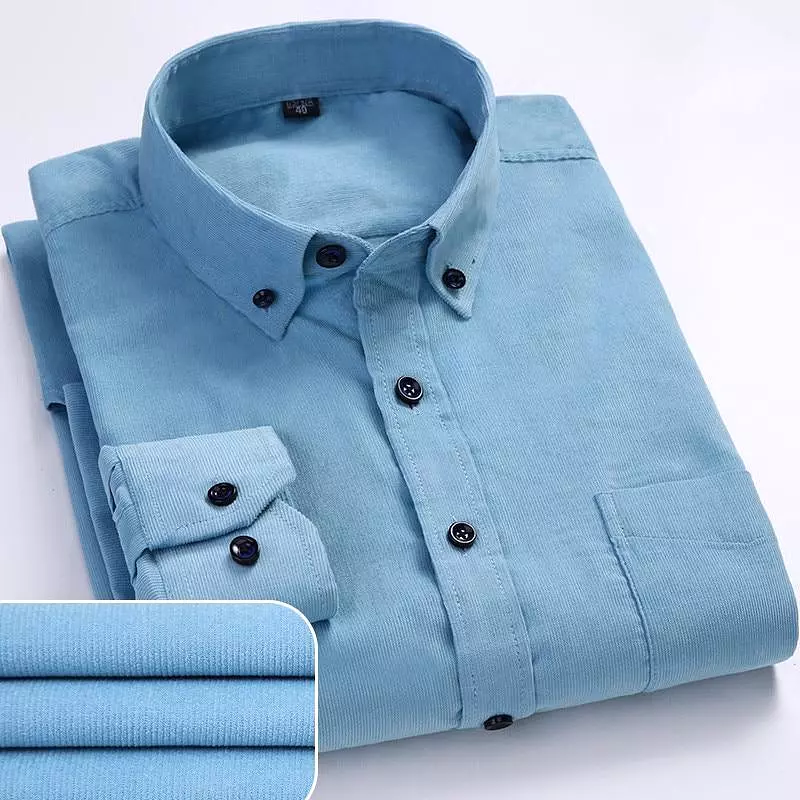 Cozy-Up Men Corduroy Shirts