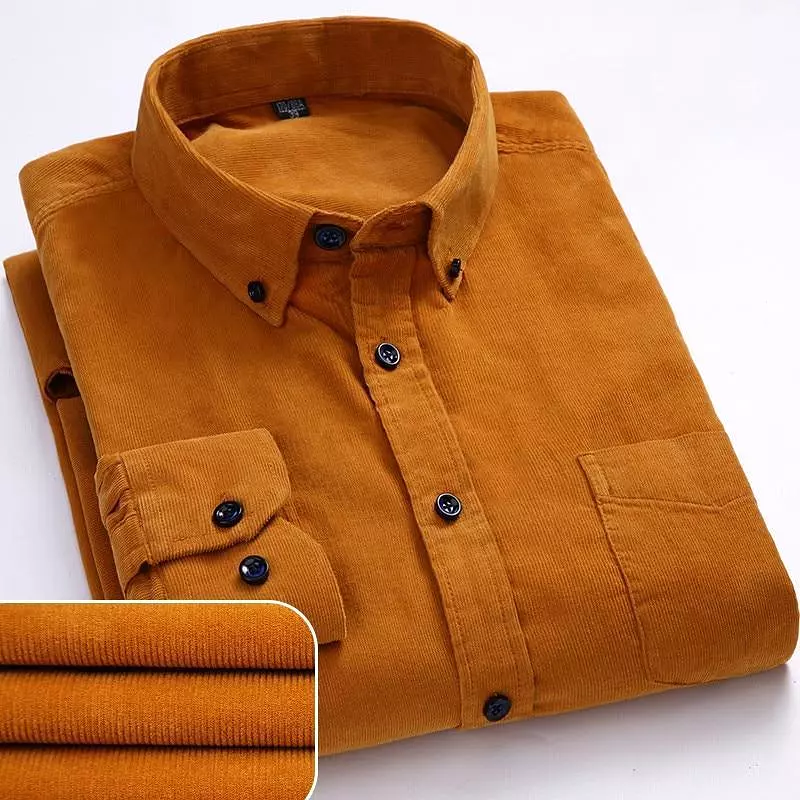 Cozy-Up Men Corduroy Shirts