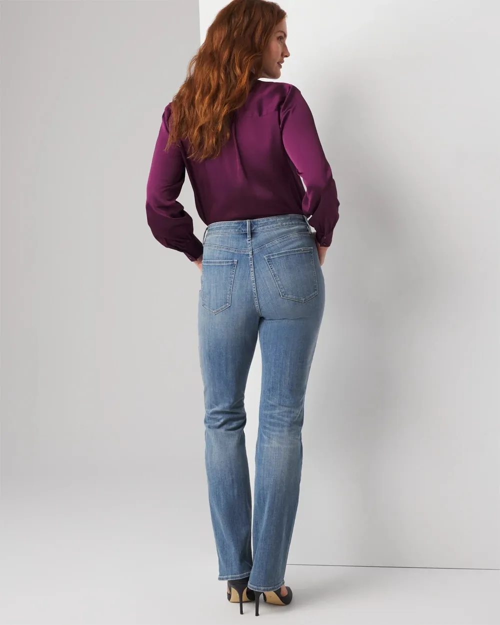 Curvy High-Rise Everyday Soft Denim™ Novelty Pocket Bootcut Jean