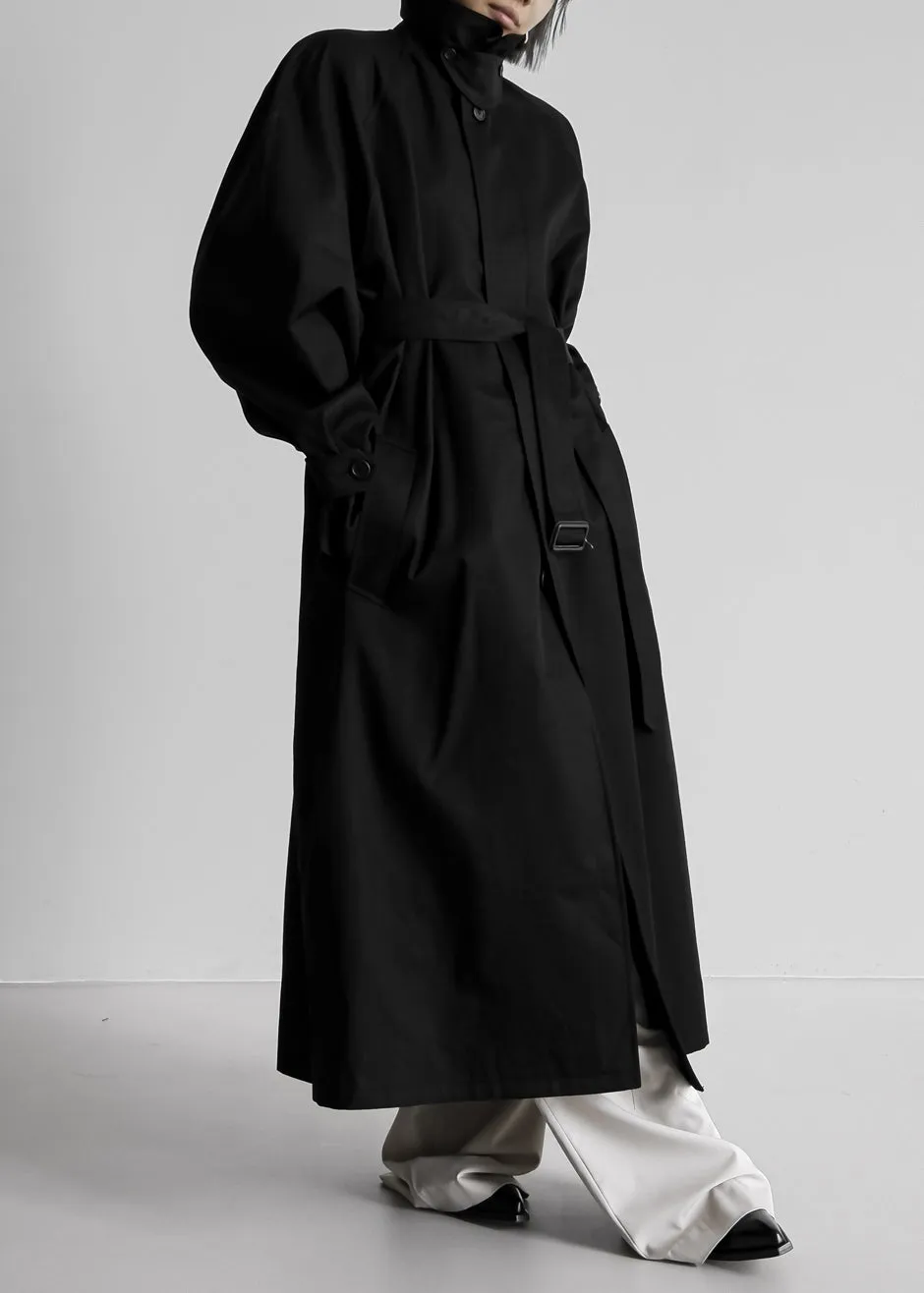 Decima Trench Coat - Black