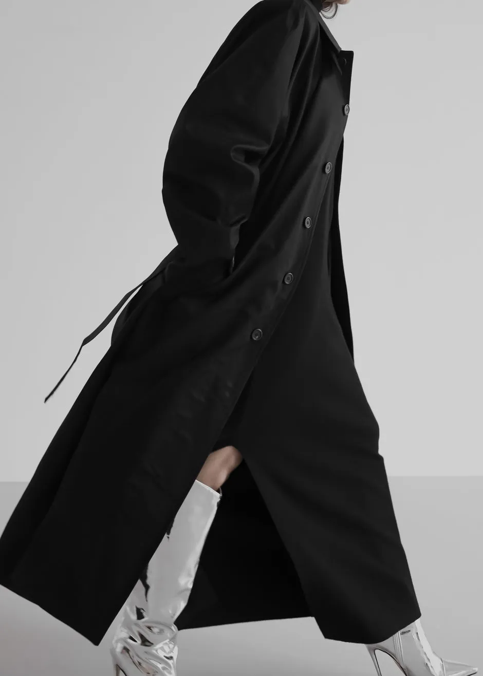 Decima Trench Coat - Black