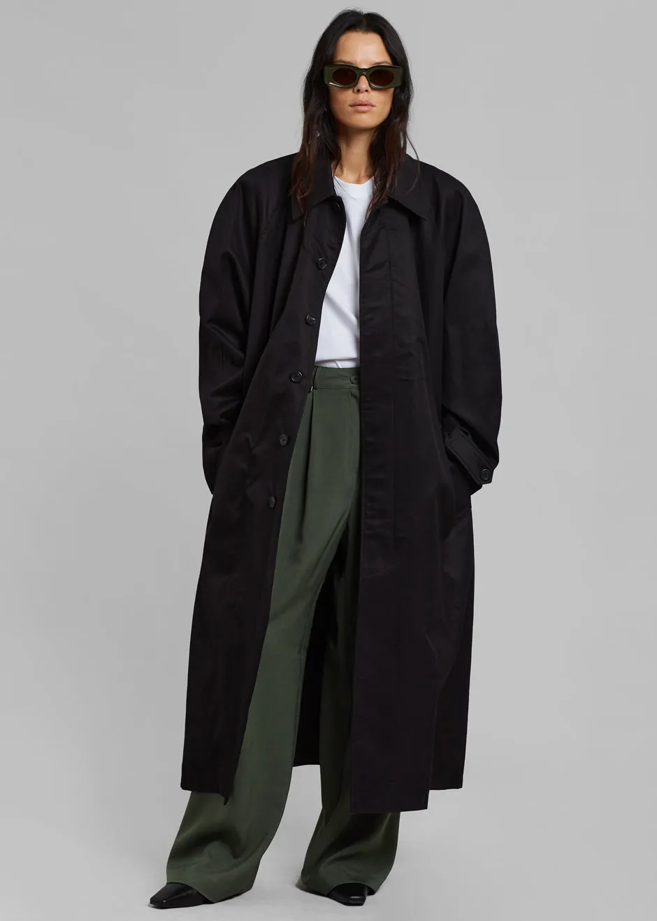 Decima Trench Coat - Black