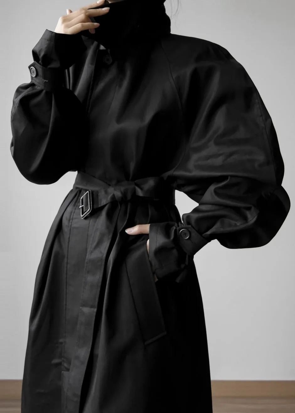 Decima Trench Coat - Black