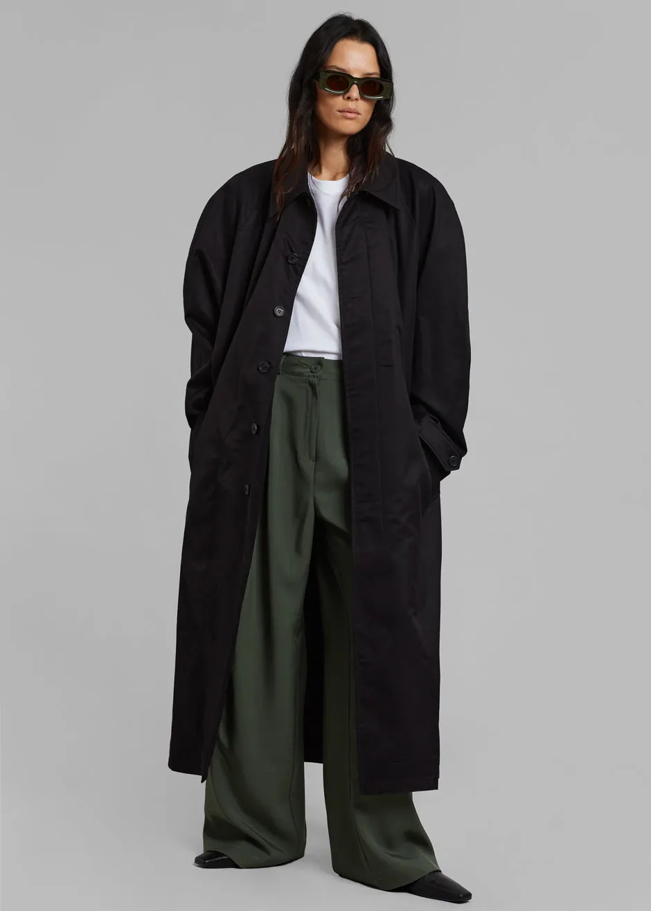 Decima Trench Coat - Black