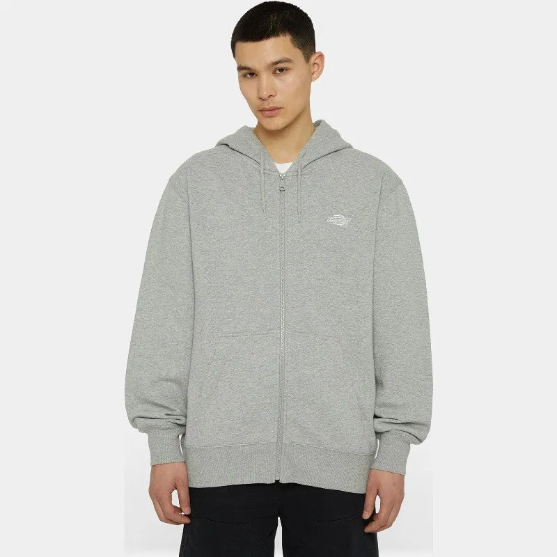 Dickies SUMMERDALE FULL-ZIP HOODIE MAN GREY MELANGE