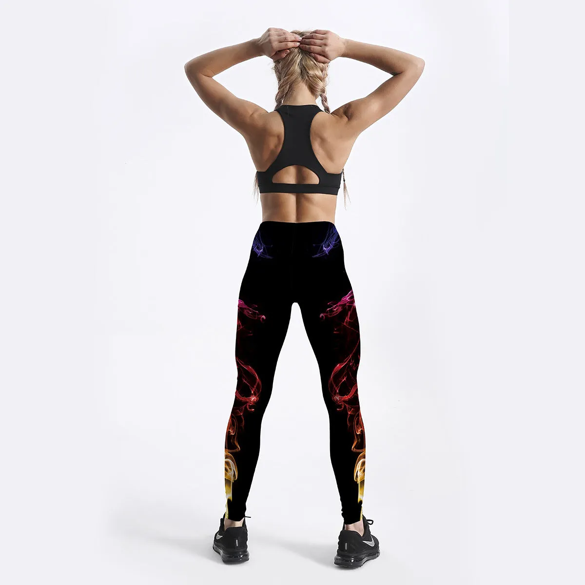 Digital Printed Ladies Slim Leggings