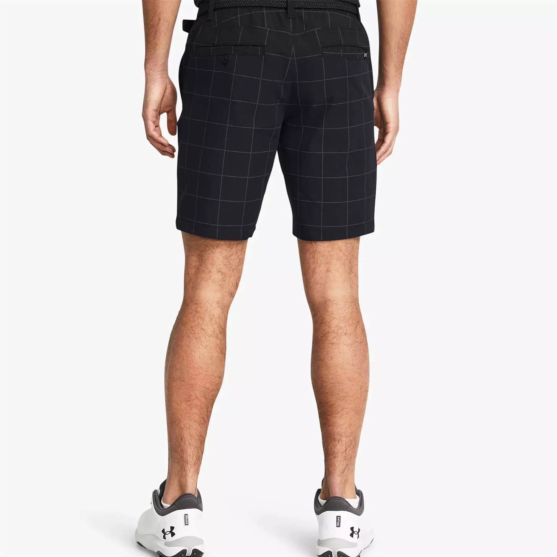 Drive Printed Tapered Fit Golf Shorts Black - SS24