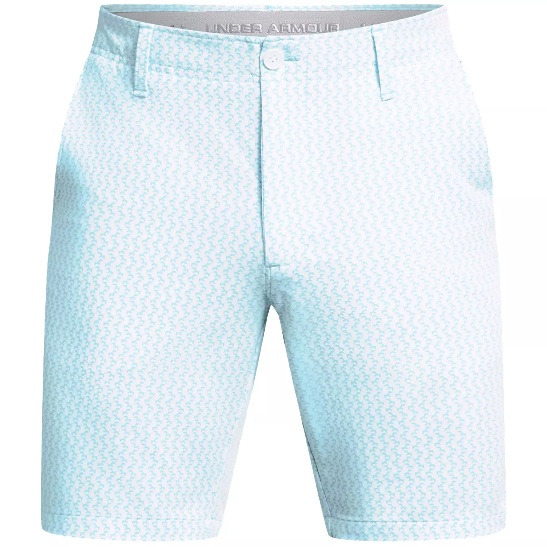 Drive Printed Tapered Fit Golf Shorts White - SS24