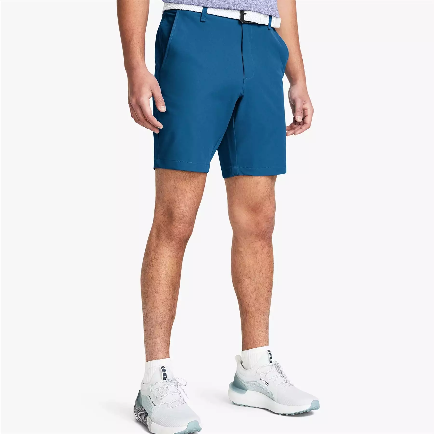 Drive Tapered Fit Golf Shorts Blue - SS24