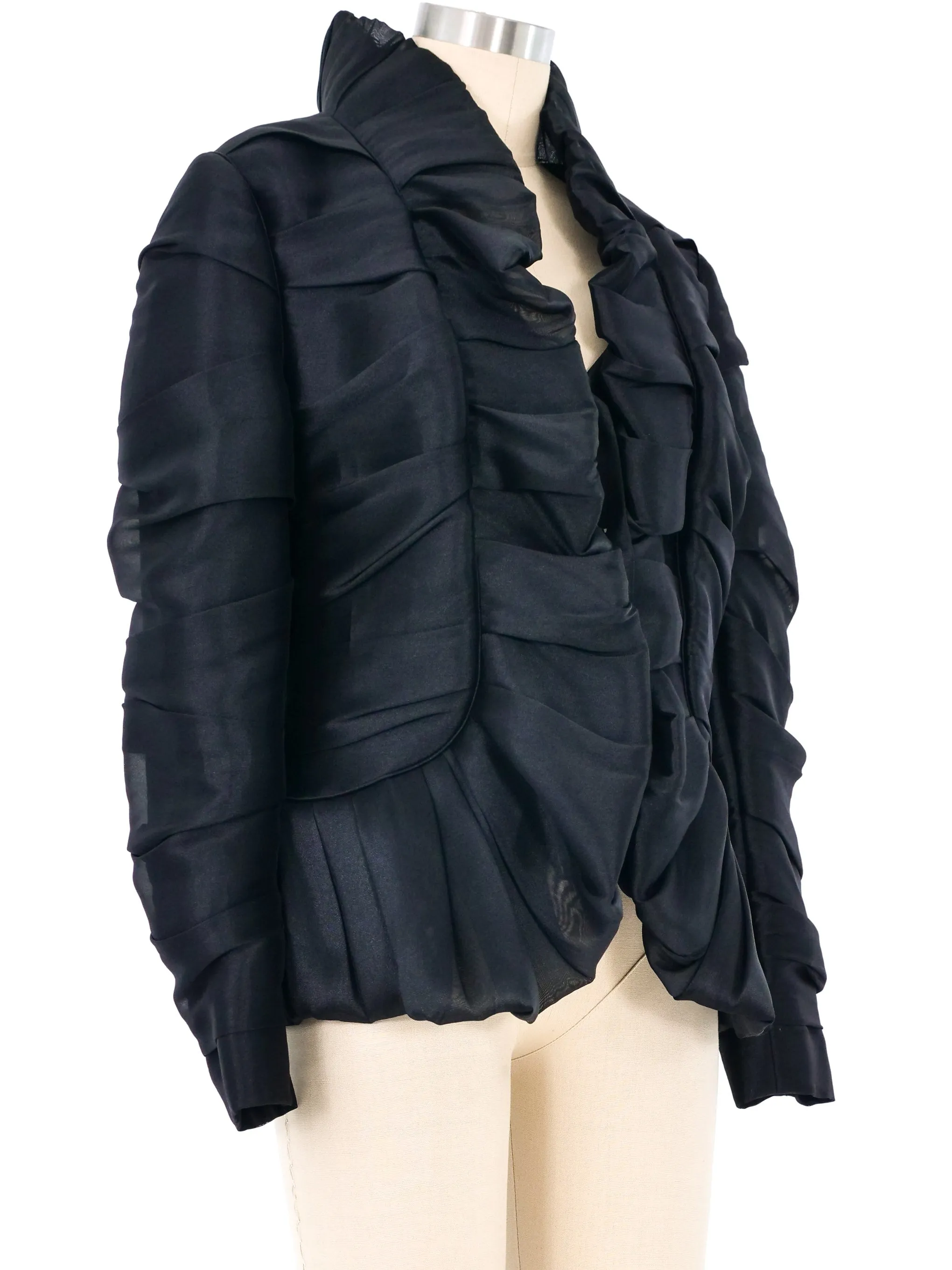 Escada Ruffled Chiffon Jacket