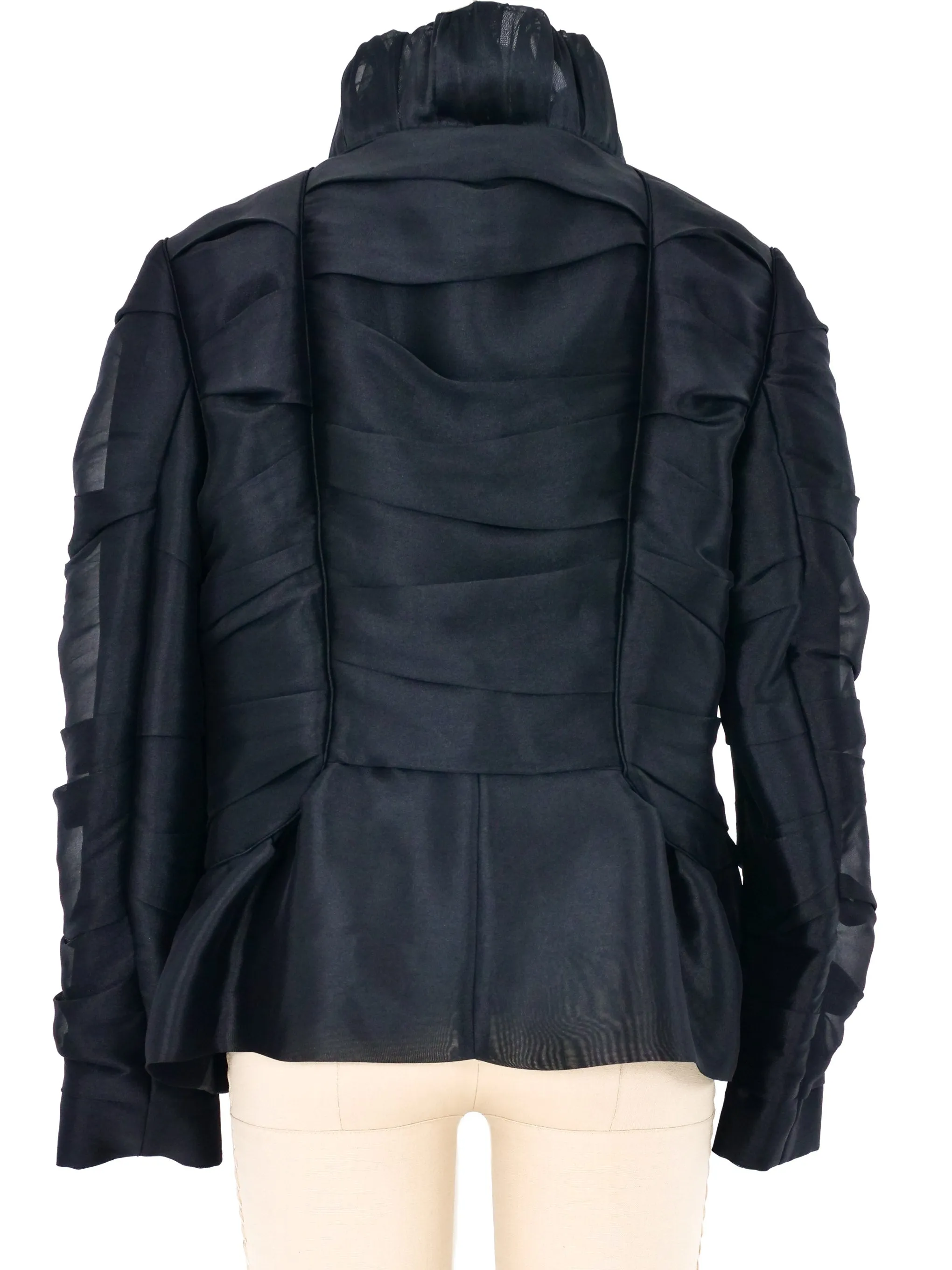 Escada Ruffled Chiffon Jacket