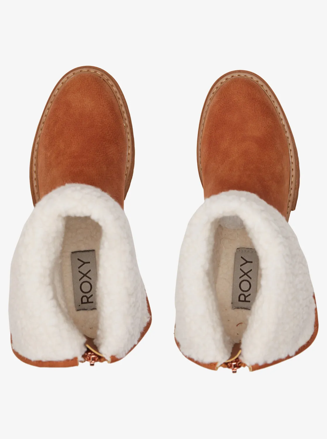 Fall Slip-On Boots - Tan