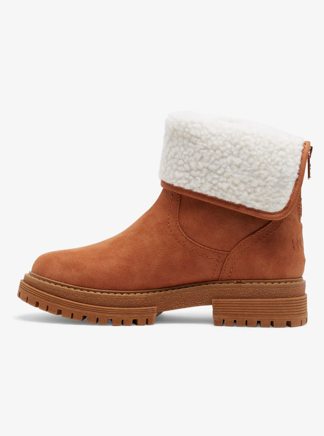 Fall Slip-On Boots - Tan