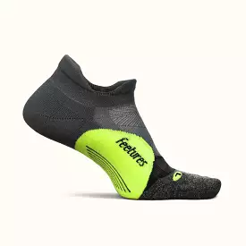 Feetures Elite Light Cushion No Show Tab - Midnight Neon