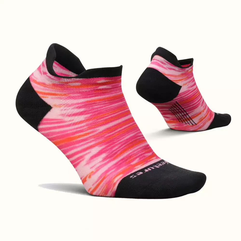 Feetures Elite Light Cushion No Show Tab Socks - Limited Edition - Reflection Pink