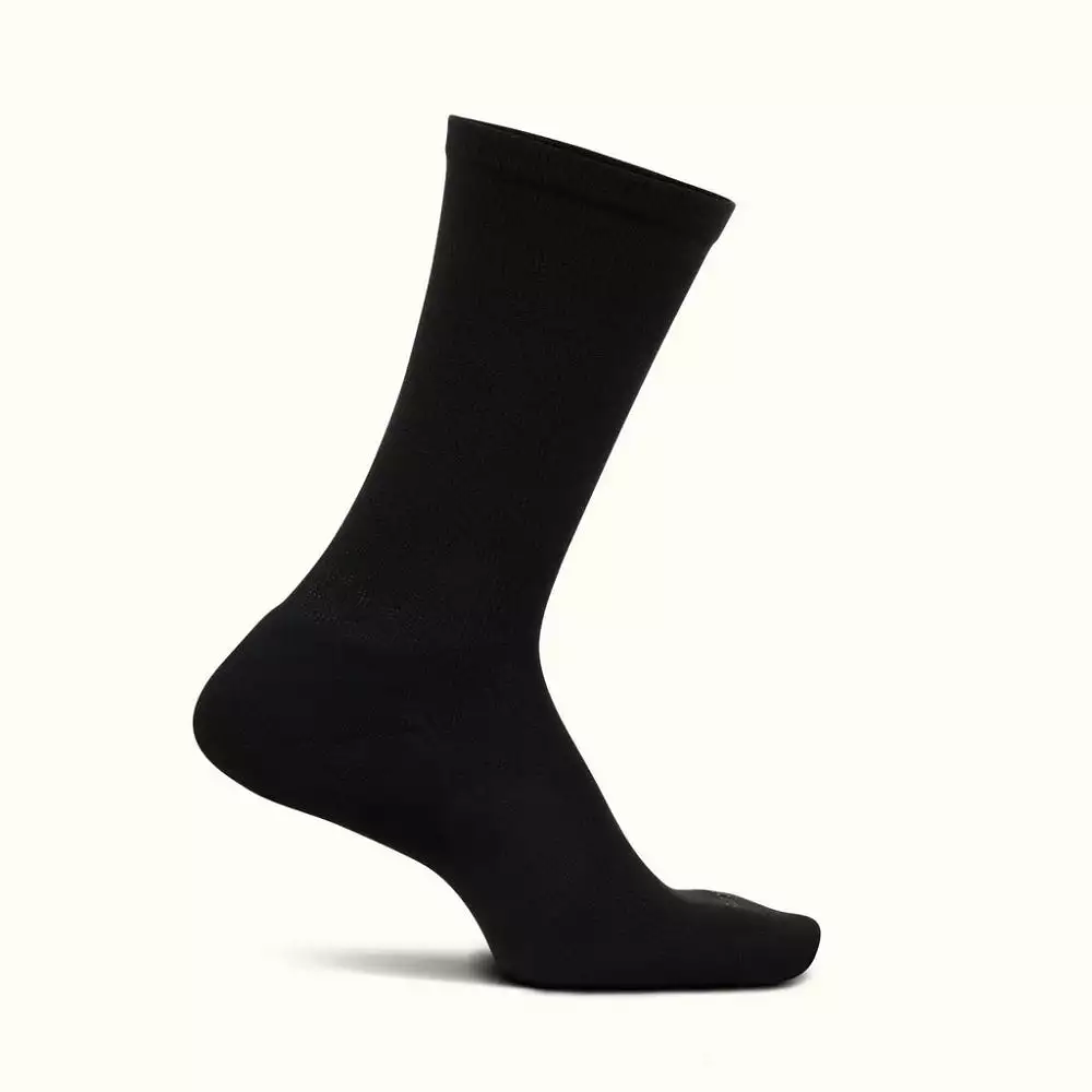 Feetures Therapeutic Max Cushion Crew Socks - Black