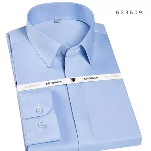 French Square Collar Men Dress Shirt