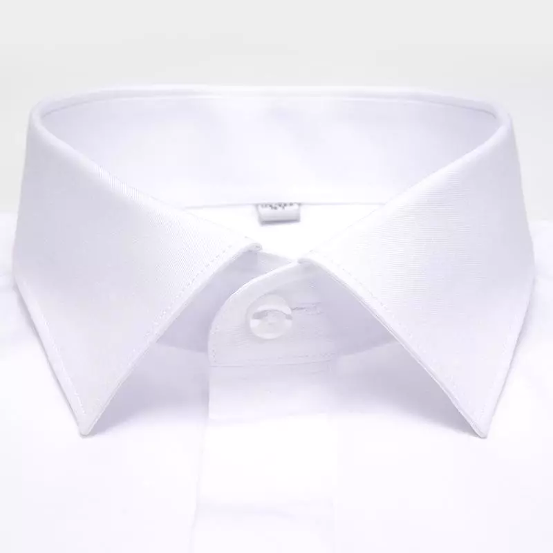 French Square Collar Men Dress Shirt