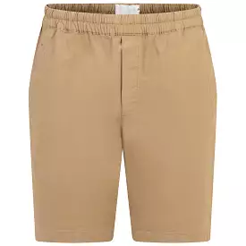 Good Walk Drawcord Cotton Shorts Tan - SS24