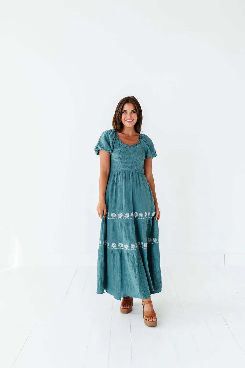 Hannah Embroidered Dress