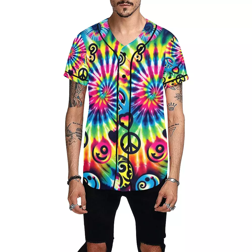 Happy Vibes Rave Baseball Jersey