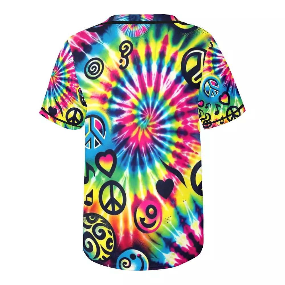 Happy Vibes Rave Baseball Jersey