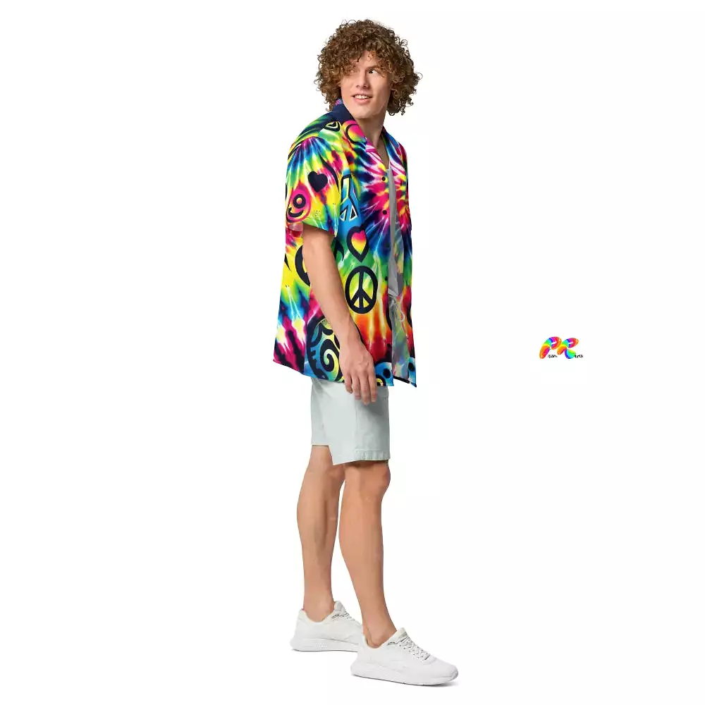 Happy Vibes Rave Hawaiian Shirt