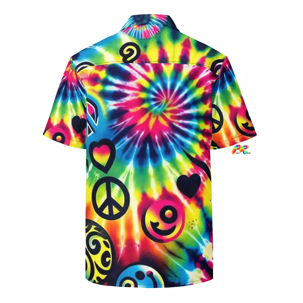 Happy Vibes Rave Hawaiian Shirt