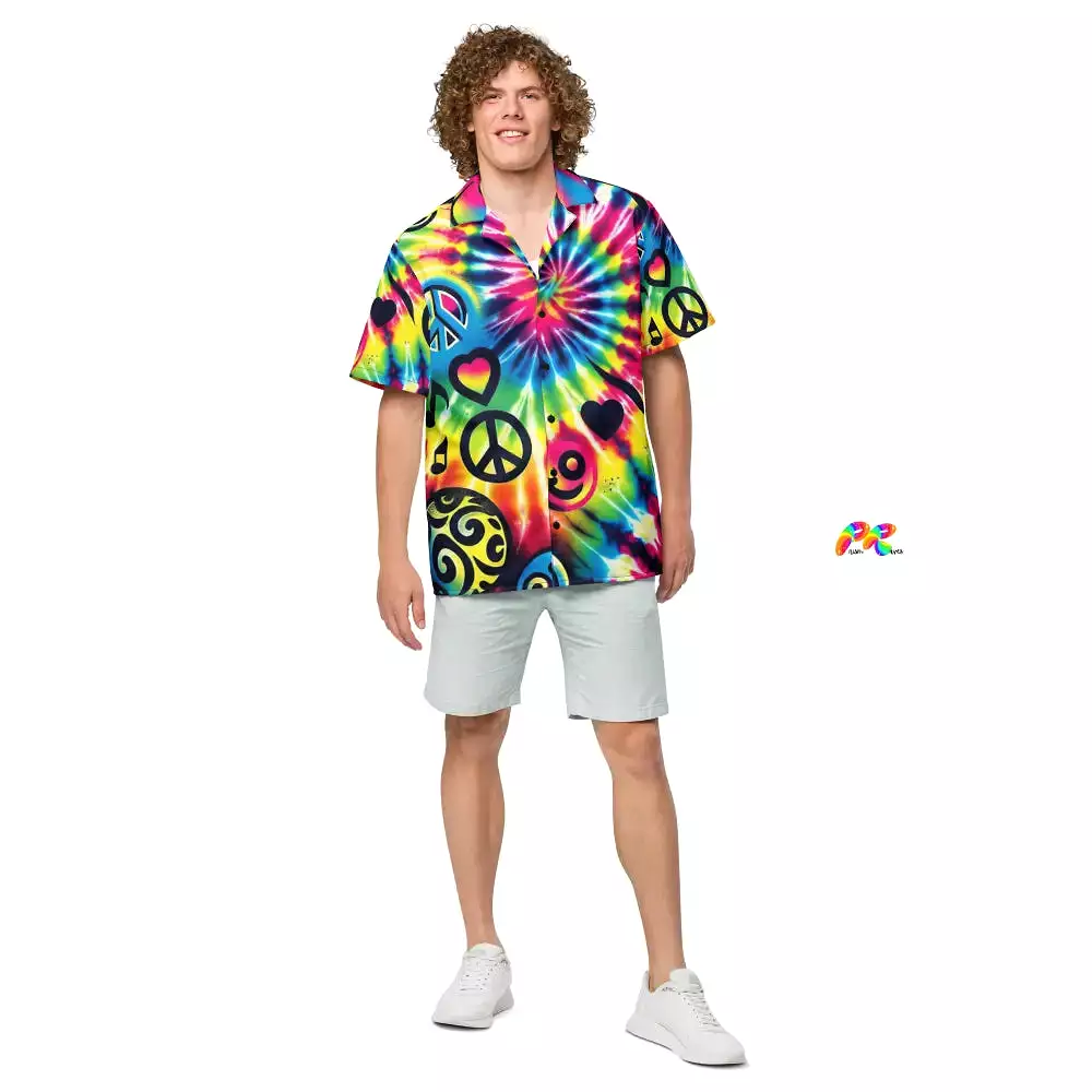 Happy Vibes Rave Hawaiian Shirt