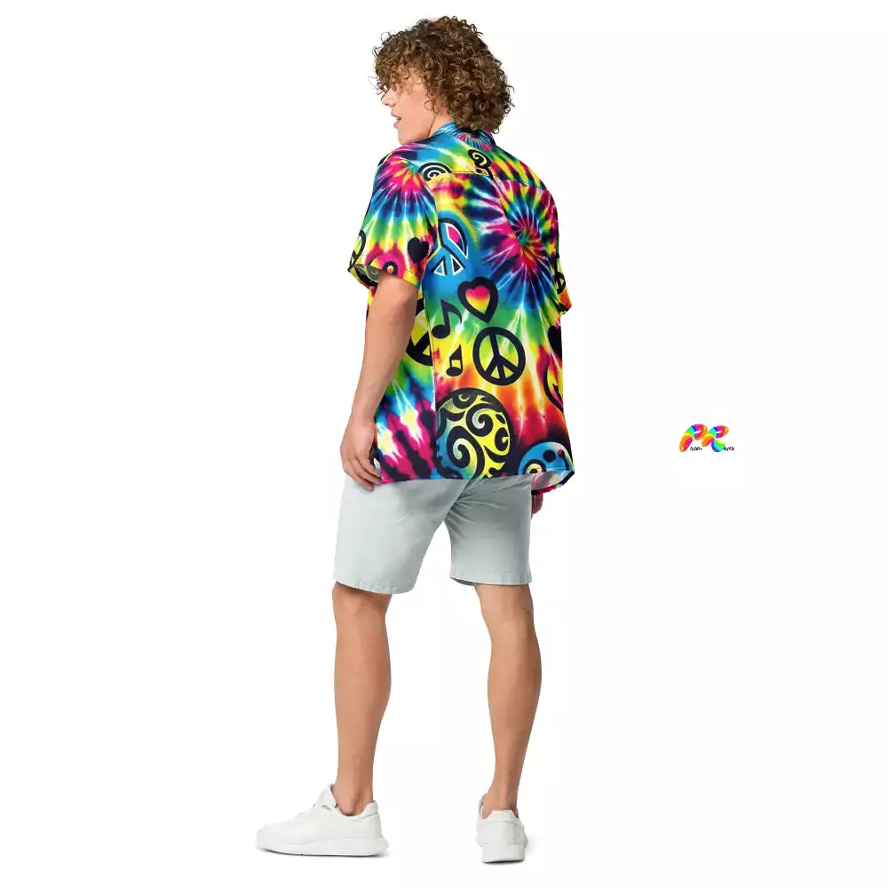 Happy Vibes Rave Hawaiian Shirt