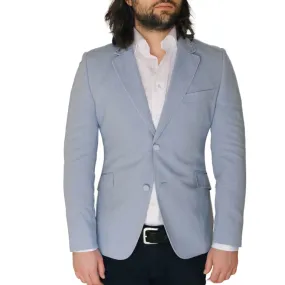 HOLLAND ESQUIRE LIGHT BLUE PIPE TRIM SMART JACKET | Menswear Online