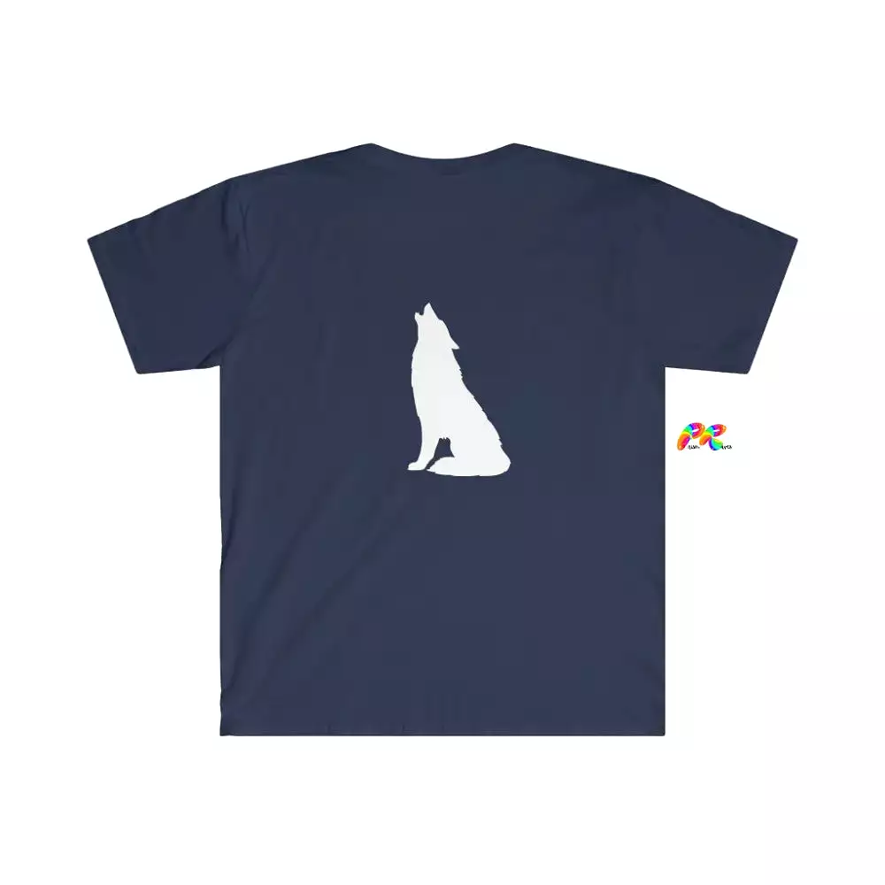 Howling Wolf Unisex Softstyle T-Shirt