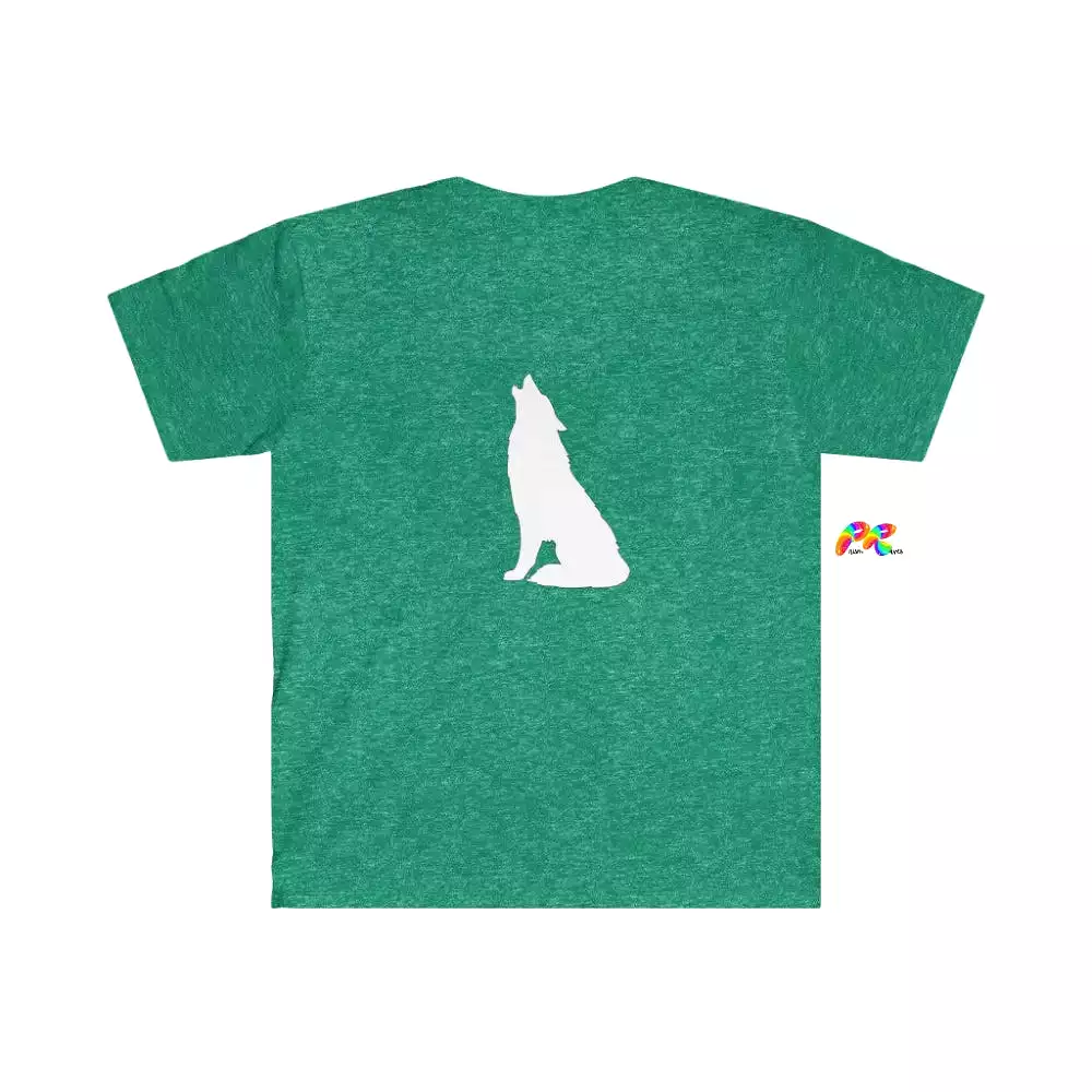 Howling Wolf Unisex Softstyle T-Shirt