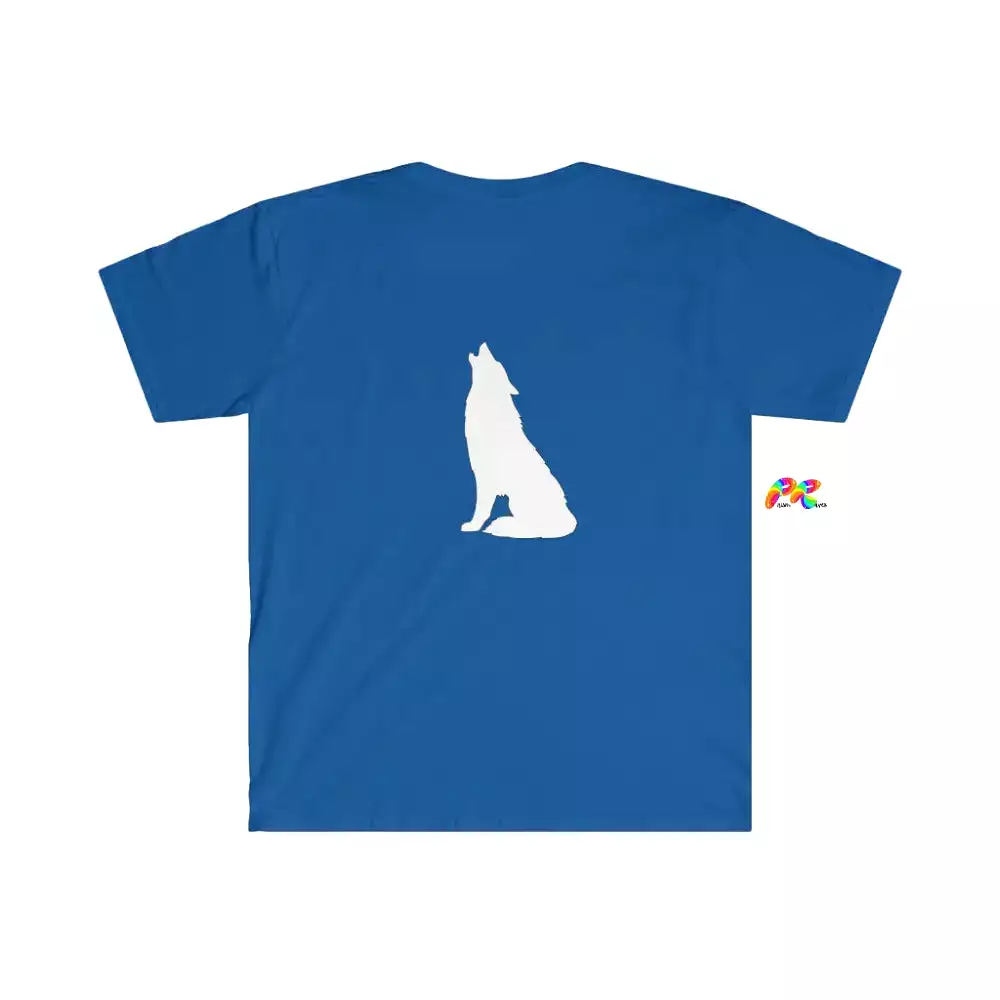 Howling Wolf Unisex Softstyle T-Shirt